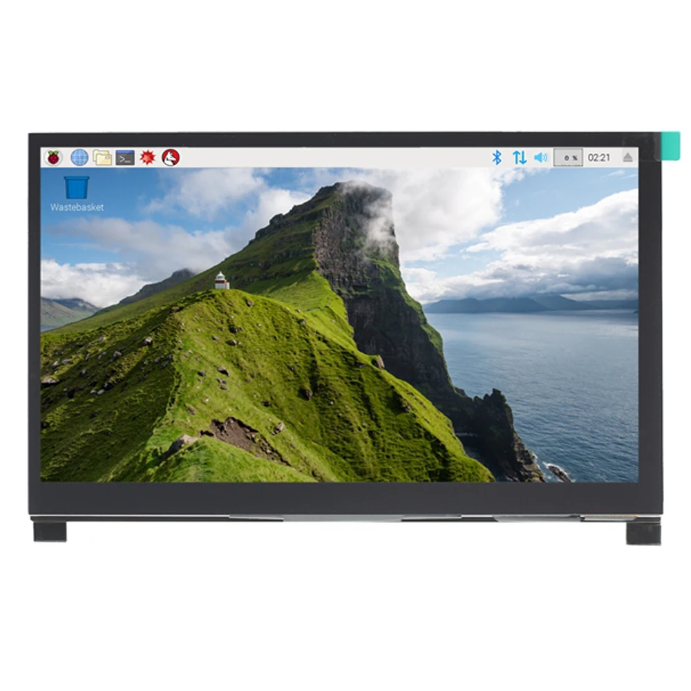 7-дюймовый сенсорный экран Raspberry Pi 4 1024*600 IPS HD LCD емкостный дисплей для 4B 3B + Jetson Nano PC
