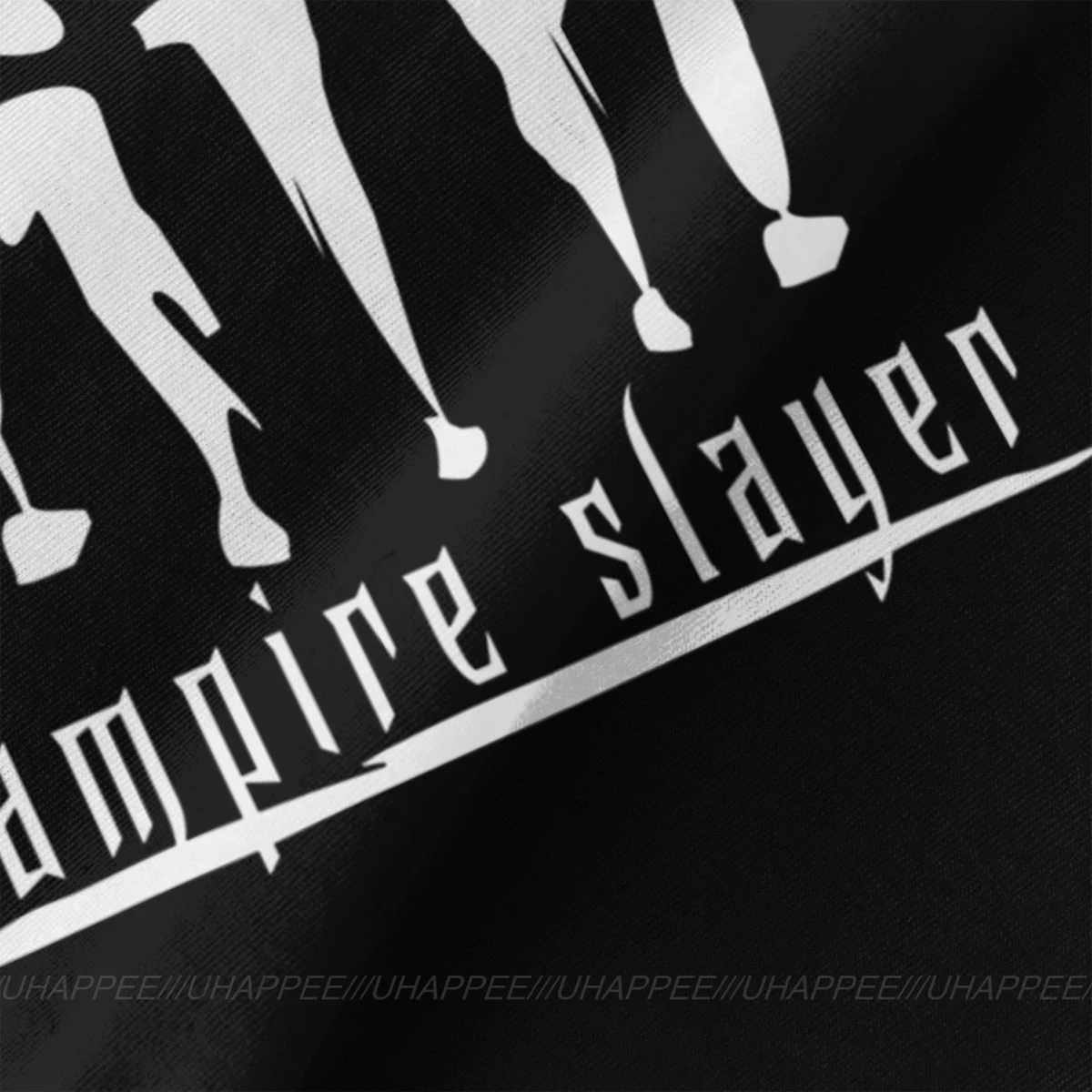 Мужская футболка с круглым вырезом Cool Faith Buffy The Vampire Slayer черная хлопковая коротким