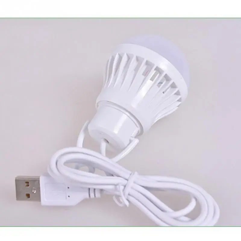 

Portable Simple Reading Low Voltage Outdoor Camping Useful LED Bulb Universal Illumination White USB Interface Hiking