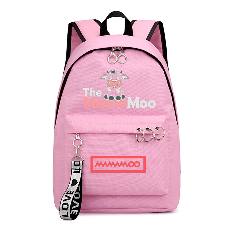 

Fashion Mamamoo Backpack Women Casual Laptop Rucksack Mamamoo Print School Bag for Teenagers Harajuku Canvas Backpacks Woman Bag