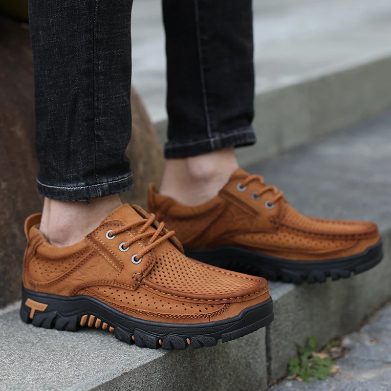 

Мужские летние шлепанцы, летняя обувь для мужчин, летние сандалии, мужские кожаные туфли большого размера, обувь для тренировок 2020