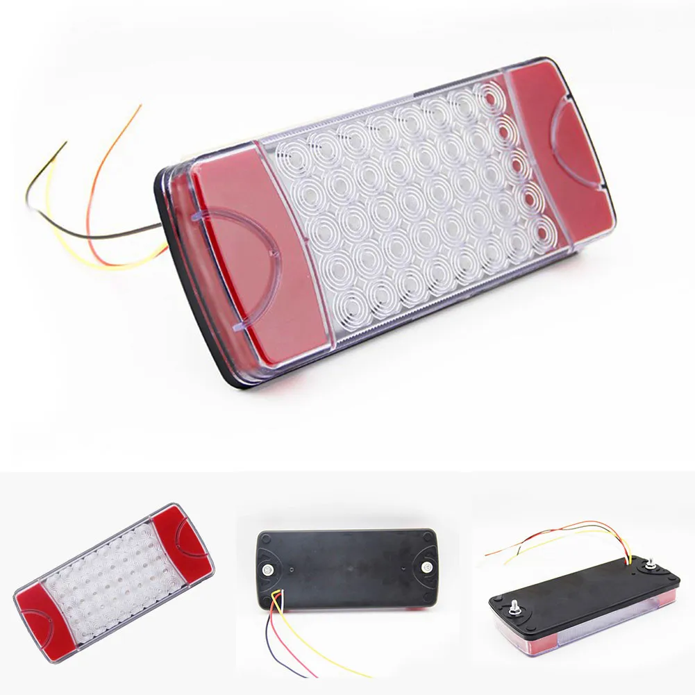 

40 LED Truck Truck Trailer Tank Truck Rear Taillight Red Shell 6000 Color Temperature Car Rear Tail Lights