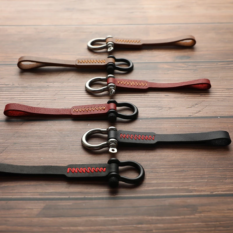 

Leather Car Key Ring Keychain Holder Keyring Moto Key Chain Key Ring