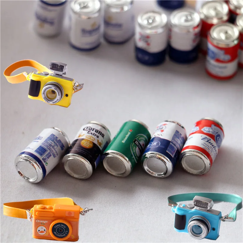 

Doll Beer And Camera Accessories Fit BJD 1/6&1/12 Barbies Doll For Baby Birthday Festival Christmas Gift,Our Generation Gift