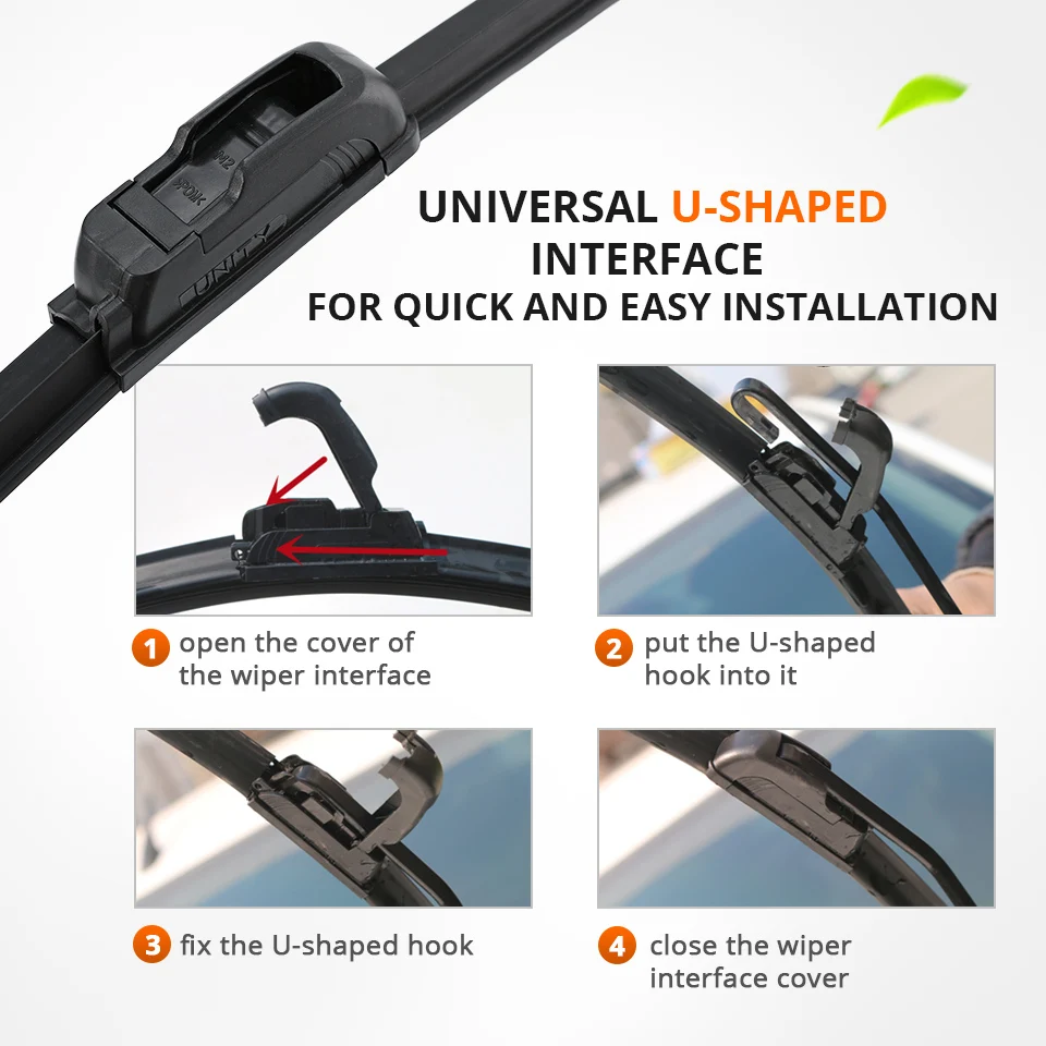 19 дюймов Универсальный боксеры u типа щетка стеклоочистителя для лобового стекла