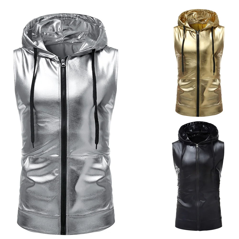 Мужские топы танцевальная толстовка на молнии с капюшоном большие размеры