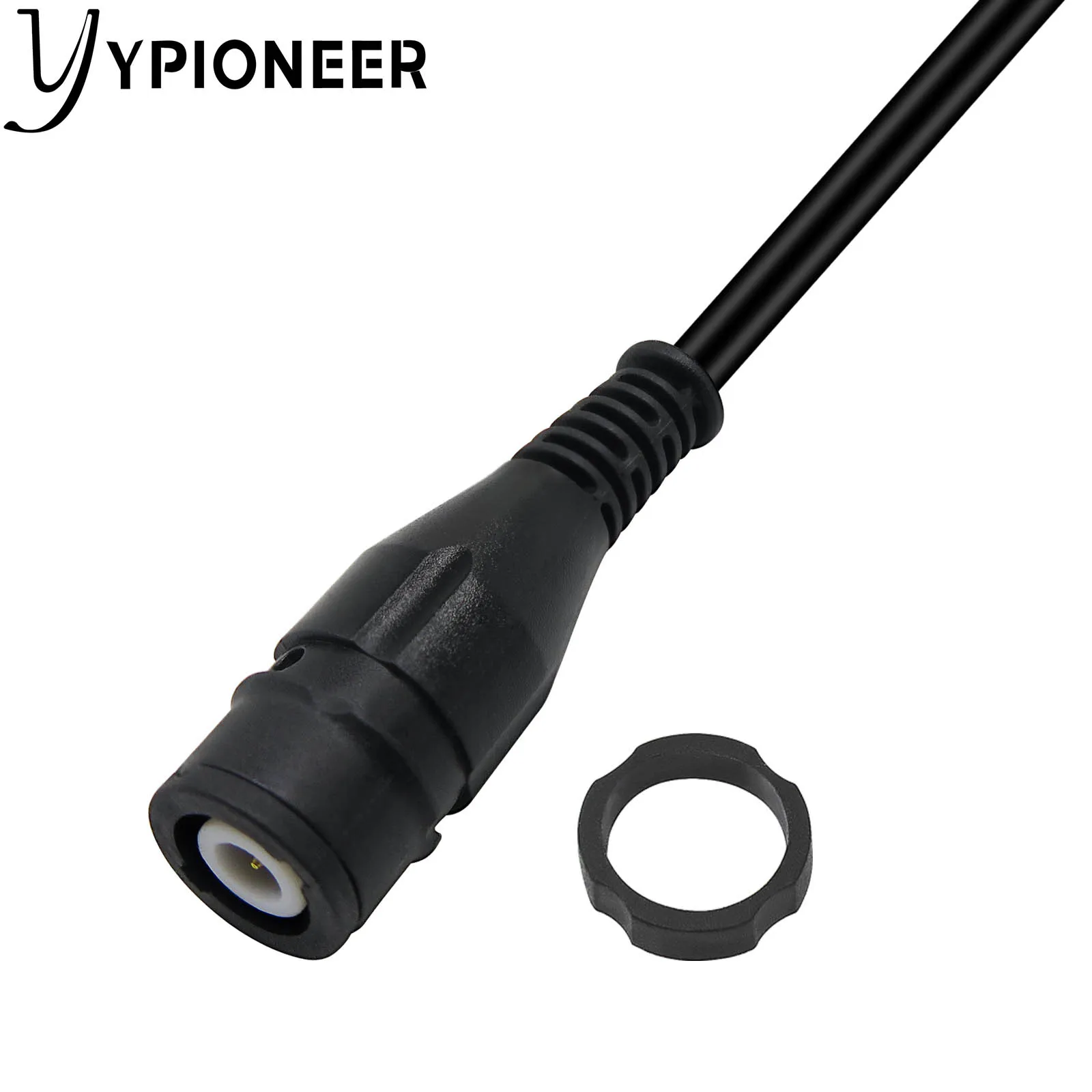 Cleqee P1207 BNC штекер к 4 мм Прямоугольный Банановый коаксиальный кабель осциллограф
