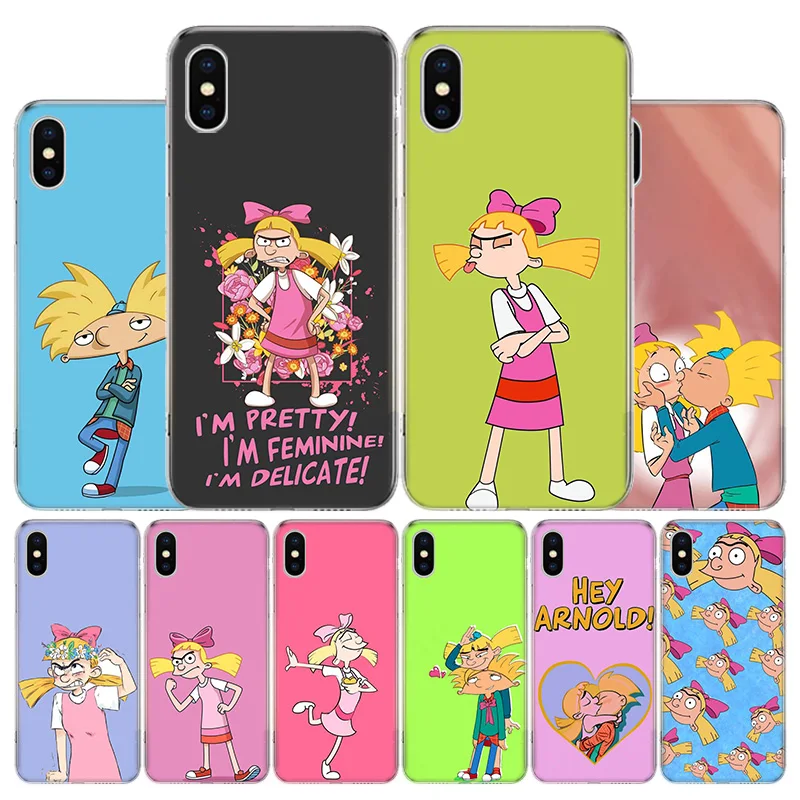

Hey Arnold Fondos Cover Phone Case For Apple iPhone 11 12 13 Pro XR X XS Max 7 8 6 6S Plus + Mini 5S SE Print Shell Coque Fundas