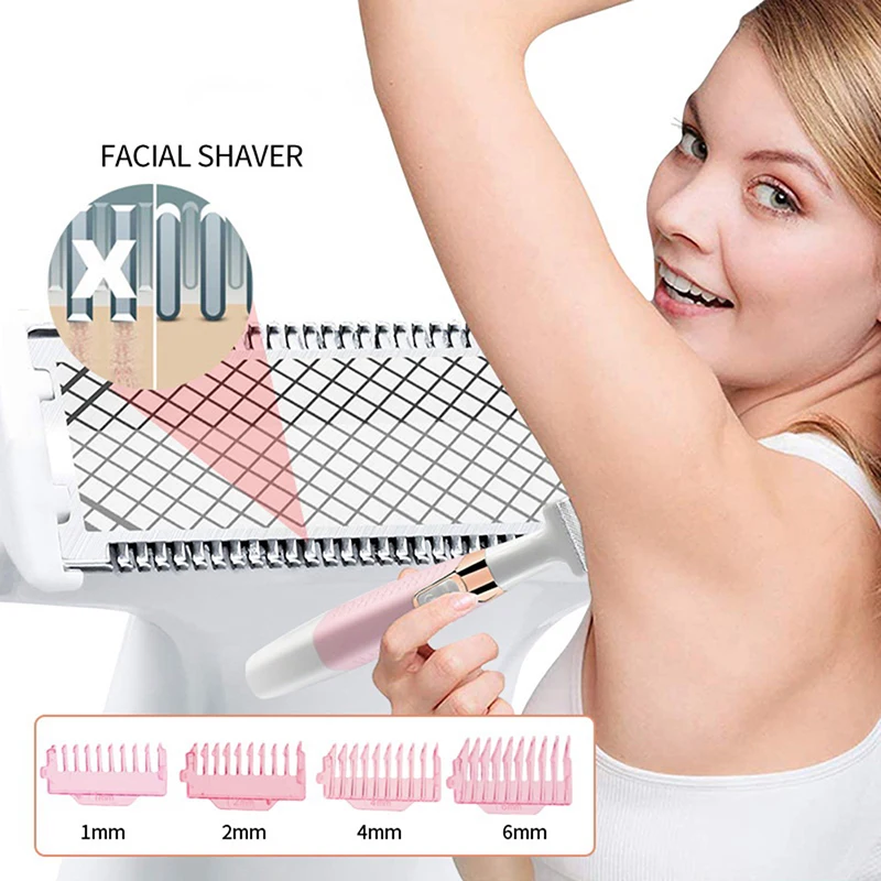 

5-in-1 Electric Painless Shaving Face Body Hair Eyebrow Removal Epilator Tool