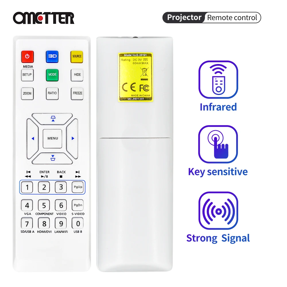 New Remote Control Suitable For Acer AS211 P1283 PE-M305 P6200S X113 HE-720 PE-P1286 X1383WH Projector | Электроника