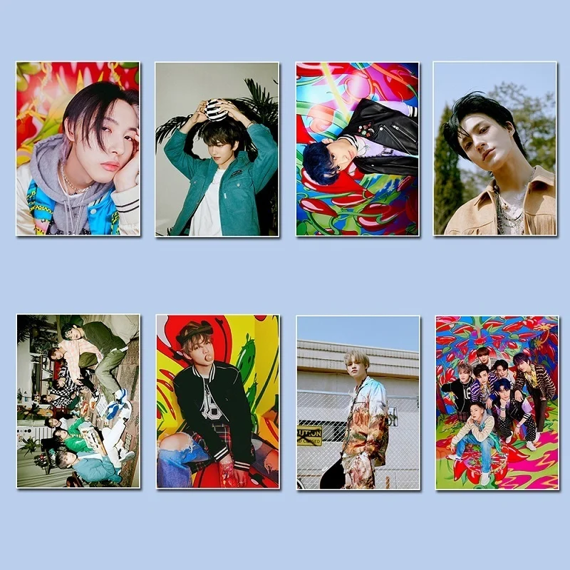 

KPOP NCT DREAM Poster Hot Sauce Album Pictorial Photo Haechan Postcard Boom Poster Hot Star Peripheral