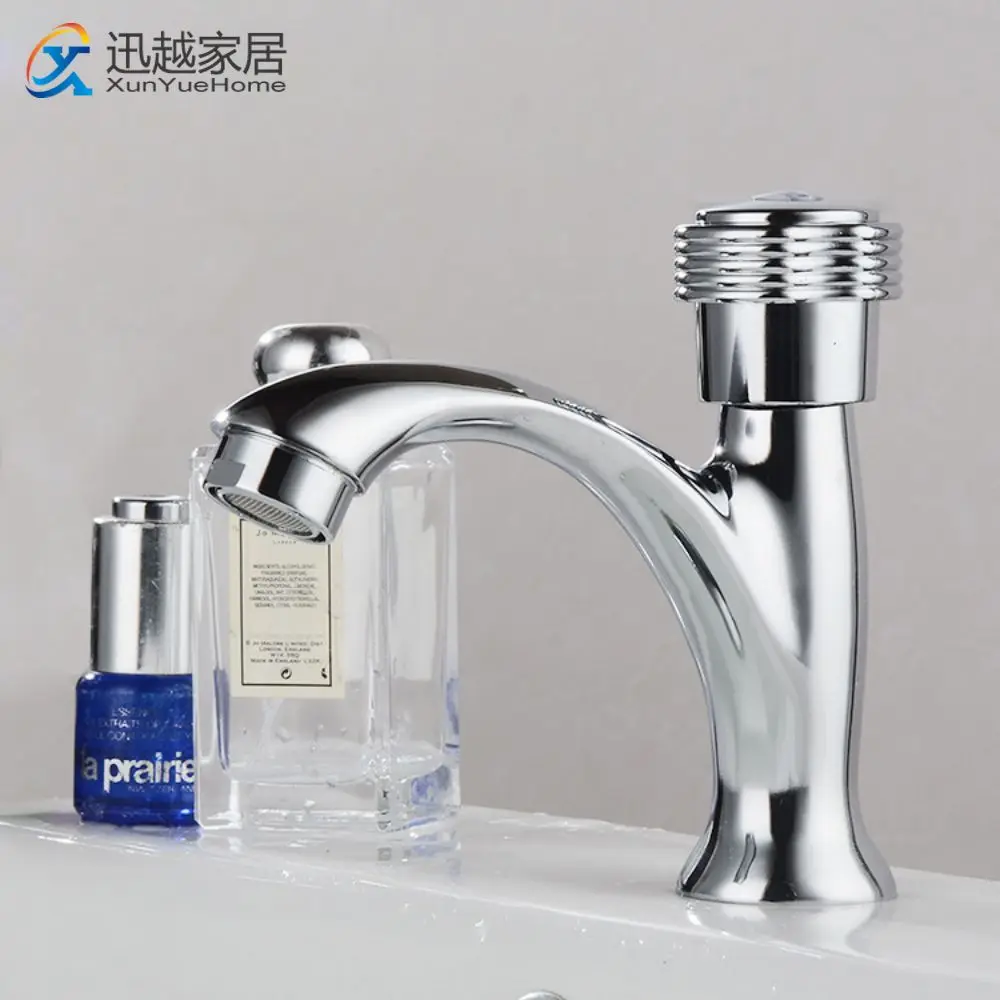 

Zinc Alloy Single Cold Water Hole Basin Faucet Cpper Core Above Counter WashBasin For Toilet Bathroom Sanitary Ware