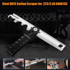 Скребок для винтовки AR15, сталь, скребок для ружья BCG, инструмент для удаления углерода, пистолет AVAR15S AR 15 AR-15, набор для чистки болтов, оружия и восстановления