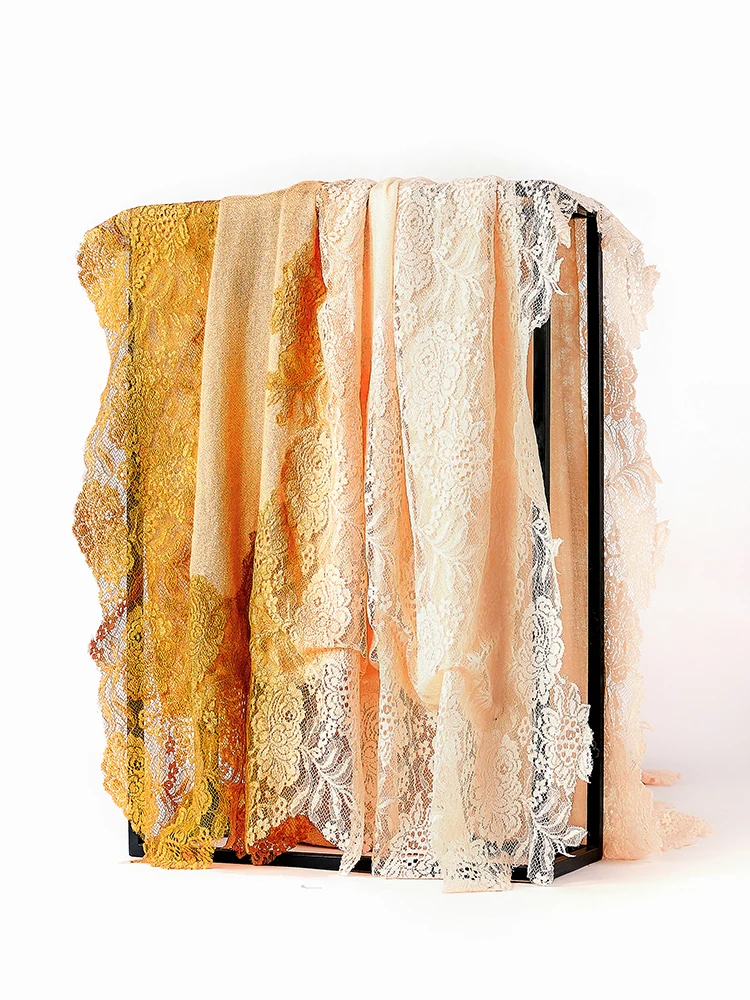 Высококачественный богемный шерстяной шарф-платок ручной работы с цветочной