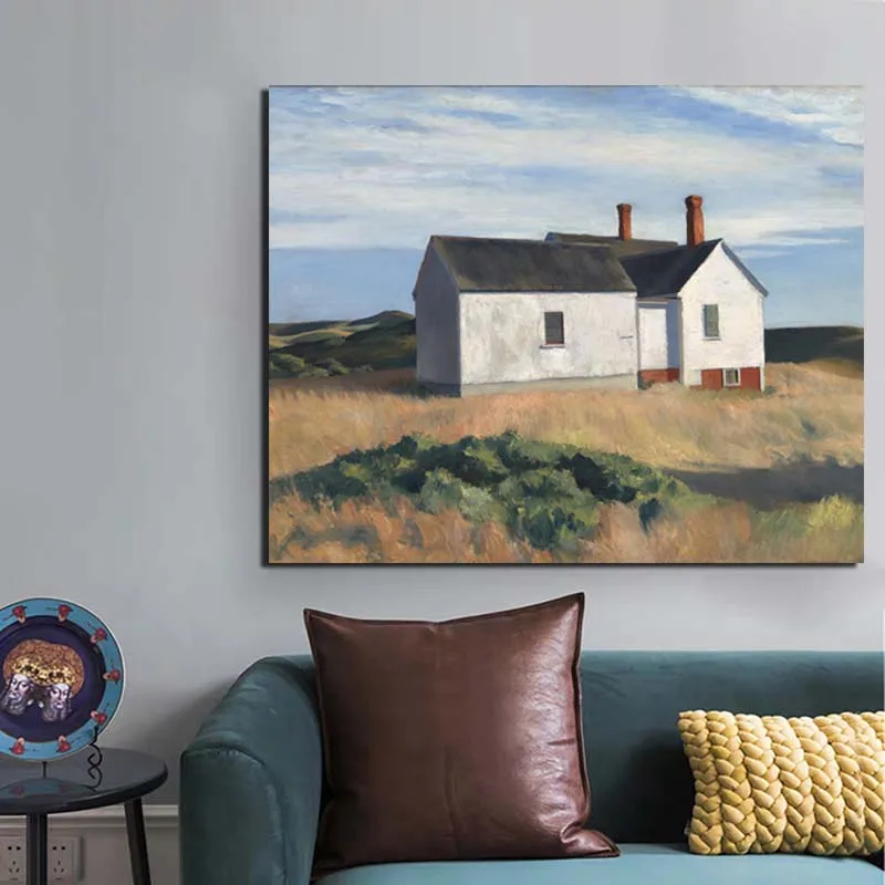

Edward Hopper Cape Cod Wall Art Canvas Painting Posters Prints Modern Painting Wall Pictures For Living Room Home Decor Artwork