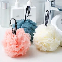 lace soft shower mesh foaming sponge exfoliating scrubber body skin cleaner cleaning tool bath bubble ball bathroom accessories