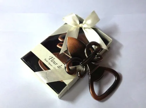 (10 шт./лот) элегантный подарок на свадьбу и день рождения для гостей Fleur de Lis