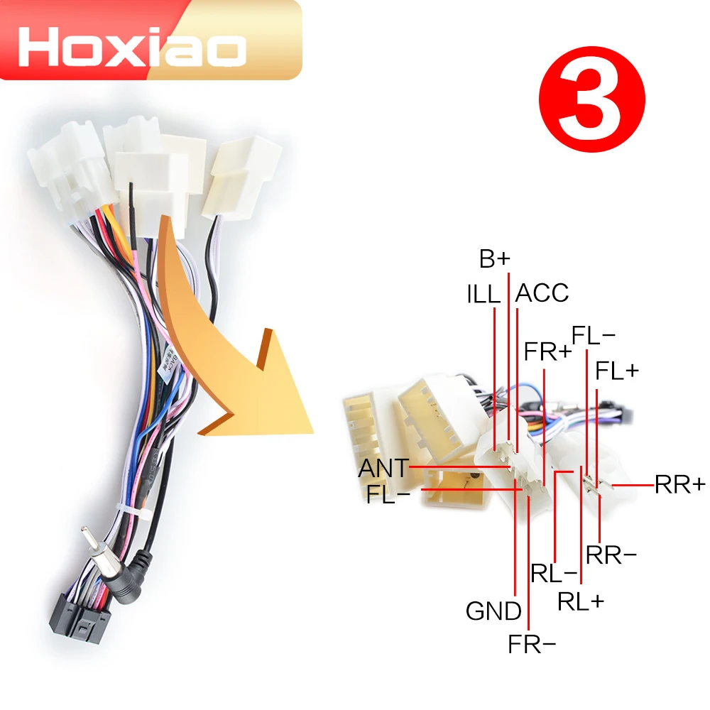 2DIN автомобильный мультимедийный плеер Android для кабеля Toyota | Автомобили и