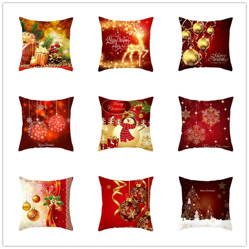 Рождественские украшения счастье Новогодние рождественские подарки 45x45 см