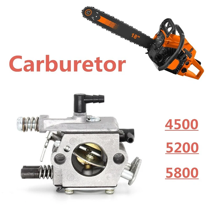 

Pro автомобильный карбюратор цепной пилы 4500 5200 5800 Carb 2 тактный двигатель 45Cc 52Cc 58Cc автомобилей бензопила карбюратор