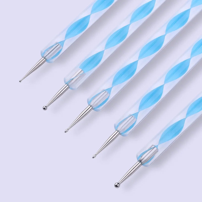 5 шт./пакет смешанных цветов Двойная ручка для удаления страз шпильки Пикер синий