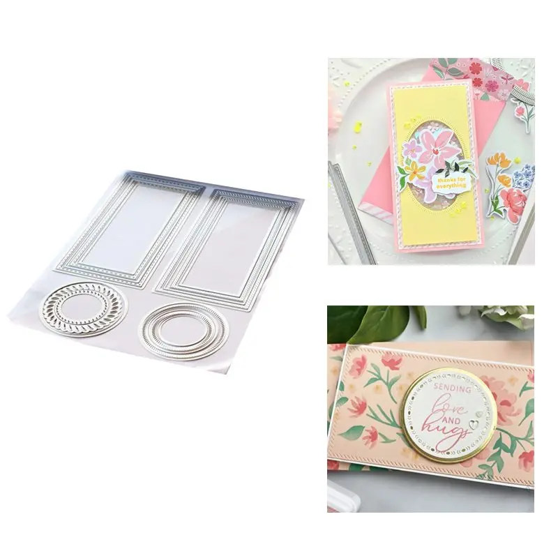 2021 New Circlet Die Cuts Metal Cutting Dies and Scrapbooking For Paper Making Envelope Star Embossing Card Frame Craft | Дом и сад