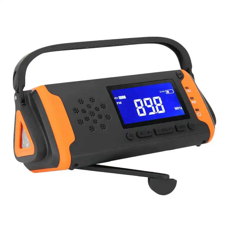 Акустический кабель Разъем для наушников MD‑ 097 Солнечный рукоятки FM WB радио