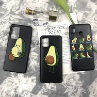 avocado yoga funny pattern phone case for samsung a12 a32 a71 4g 5g a10 a20 a21 a40 a50 s a51 a52 a70 a72 silicone funda