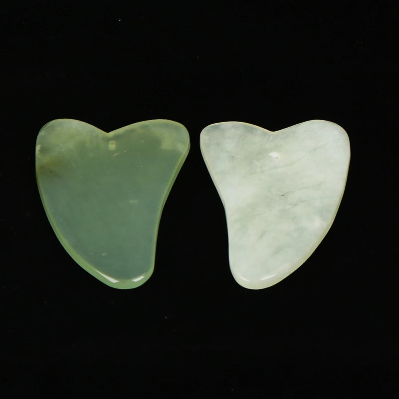 1PCS Traditional Physical Guasha Jade Board Scraping Scraper Tool SPA Salon Body Massager Beauty Health Care Tools | Красота и