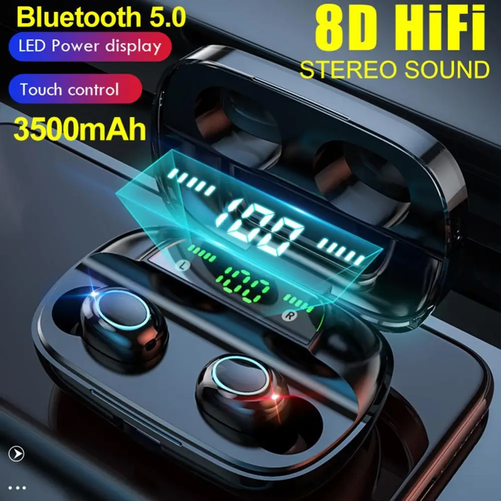 Беспроводные наушники-вкладыши S11 TWS Bluetooth 5,0, спортивные наушники-вкладыши с зарядным устройством