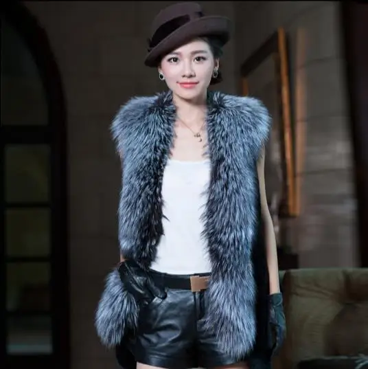 Новинка 2020 зимнее женское пальто из искусственного меха жилет меховые жилетки