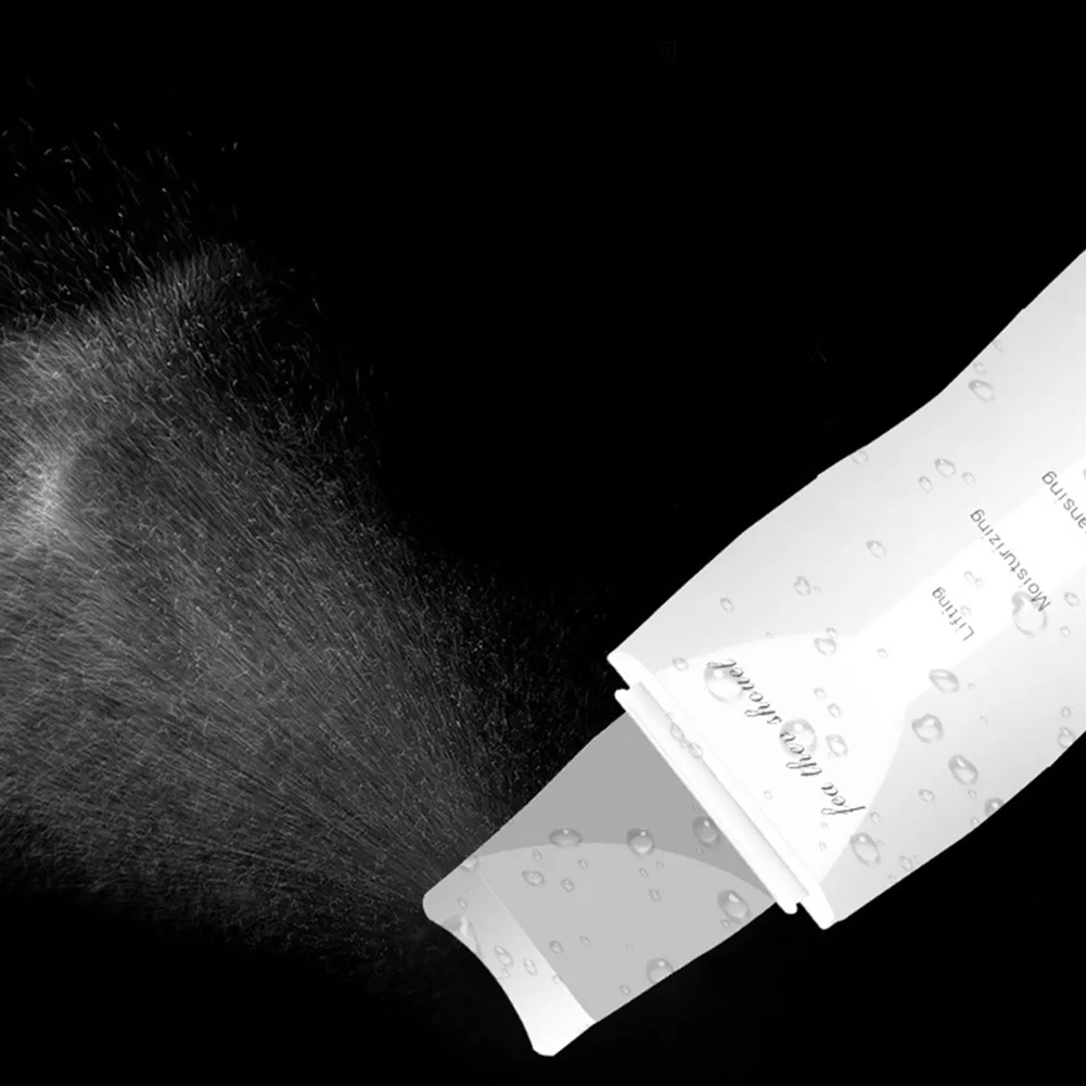 

Ultrasonic Face Skin Scrubber Peeling Shovel Machine Face Exfoliator Cleaner -Blackhead Acne Removal Deeply Clean Rechargeable