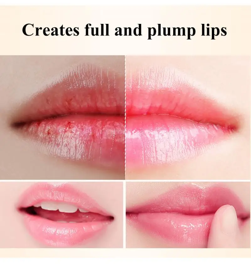 

LANBENA 1Pc Hyaluronic Acid Lip Balm Lip Plumper Reduce Fine Lines Relieve Dryness Lasting Moisturizing Lipstick Lips care