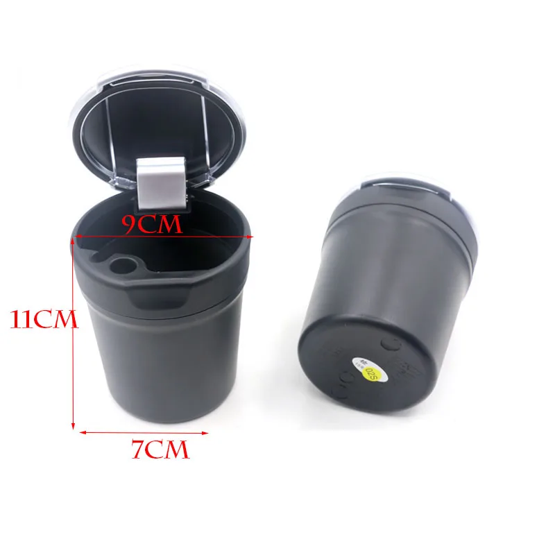 

New Matte Car Ashtray Garbage Coin Storage Cup Container Cigar Ash Tray For Audi A1 A3 A4 A5 A6 Q3 Q5 8V0857951