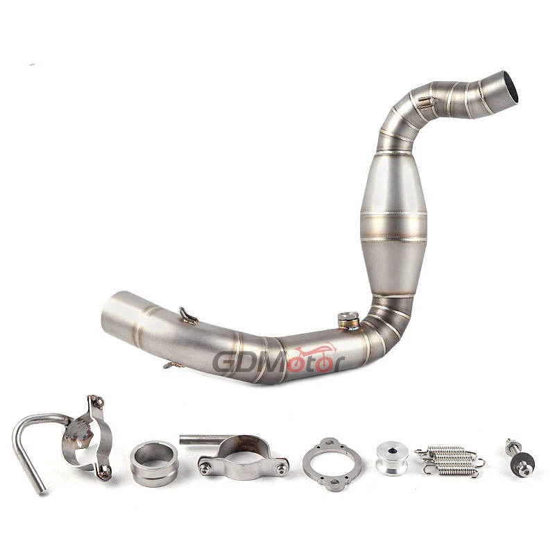 

Slip On For BMW G310GS G310R Stainless Steel Motorcycle Exhaust 51mm Middle Pipe Contact Mid Link Pipe Muffler 2017 2018