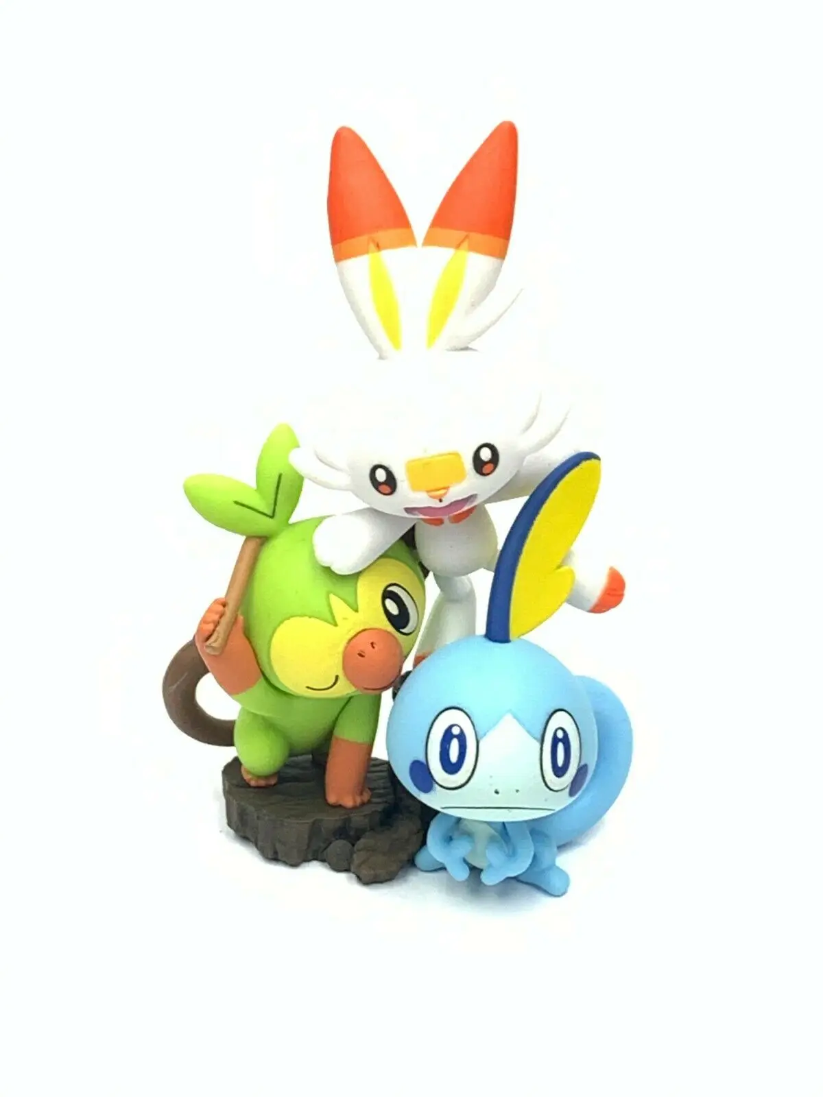 

Kaiyodo Genuine Pokemon Sword and Shield Sobble Scorbunny Grookey TCG Special Code Hand To Do