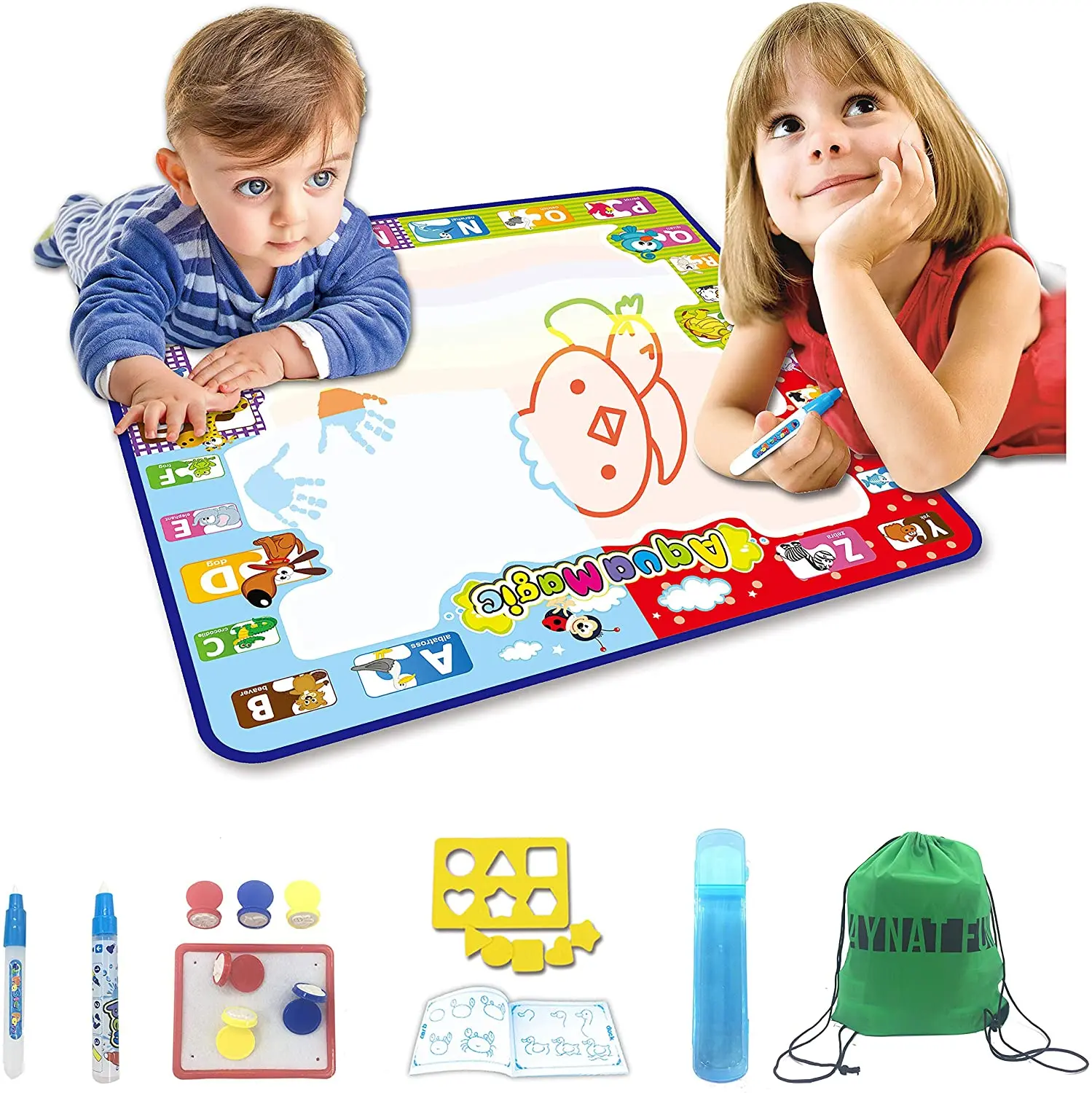 

Магический коврик для рисования для детей, водные маркеры без беспорядка для обучения малышам