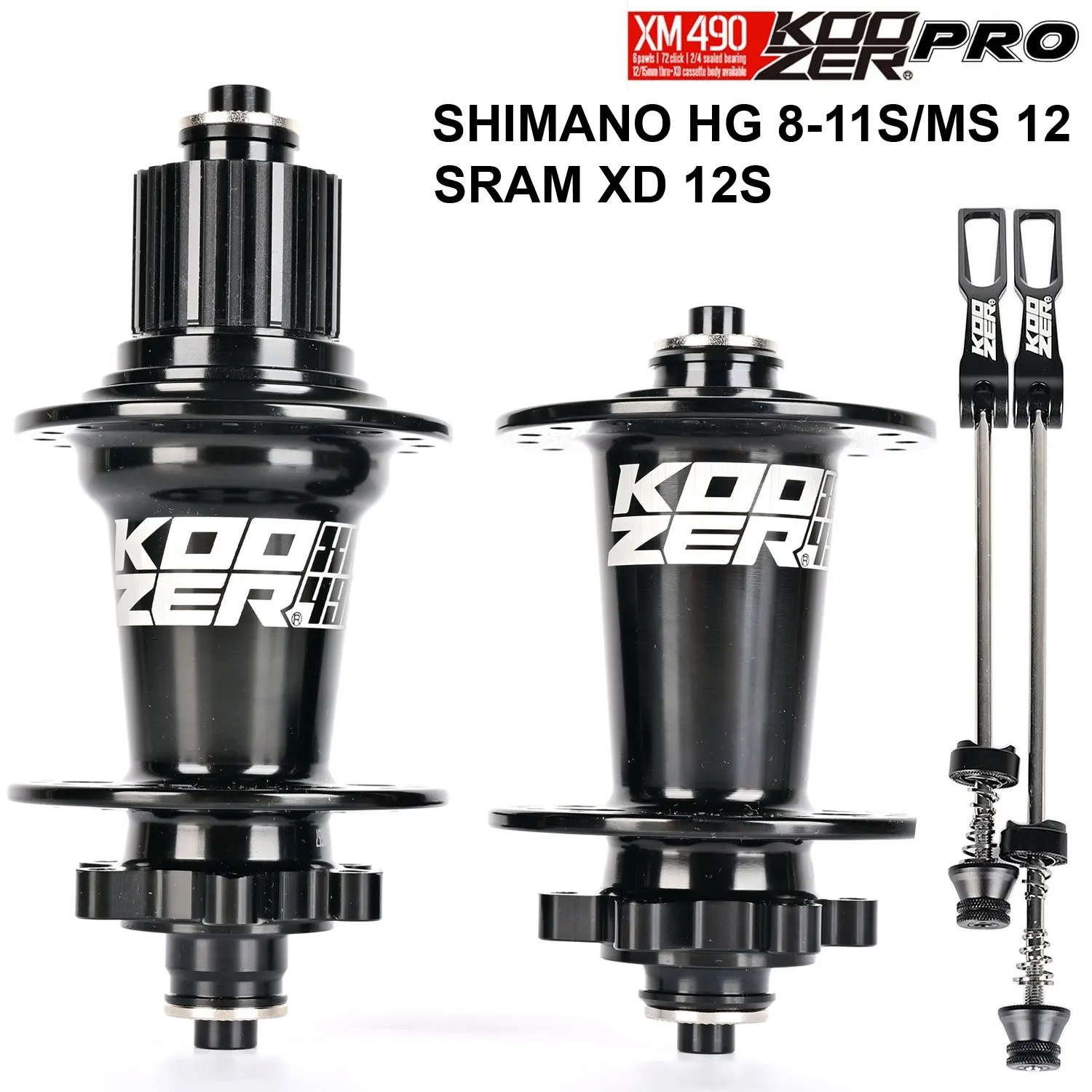 Новые ступицы Koozer XM490 PRO ступица для горного велосипеда 10*135 мм QR 100*15 12*142 до 32