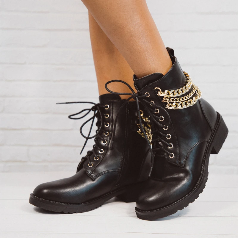 Parkside ветер женские ботильоны осень-зима в винтажном стиле из искусственной кожи