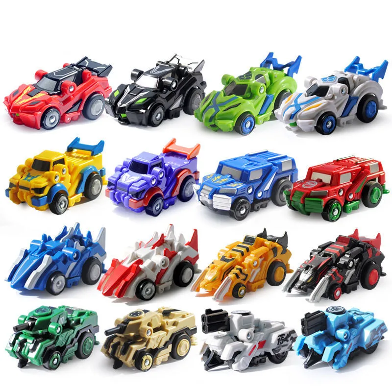 

Детские игрушки, мини-машинка, легкая модель, пластиковые фрикционные транспортные средства, искусственная машинка-трансформер для мальчи...