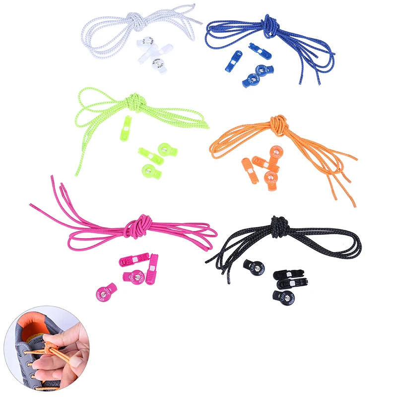 

1 pair AONIJIE Reflective Elastic No Tie Shoe Laces Lock Lace for Sneakers
