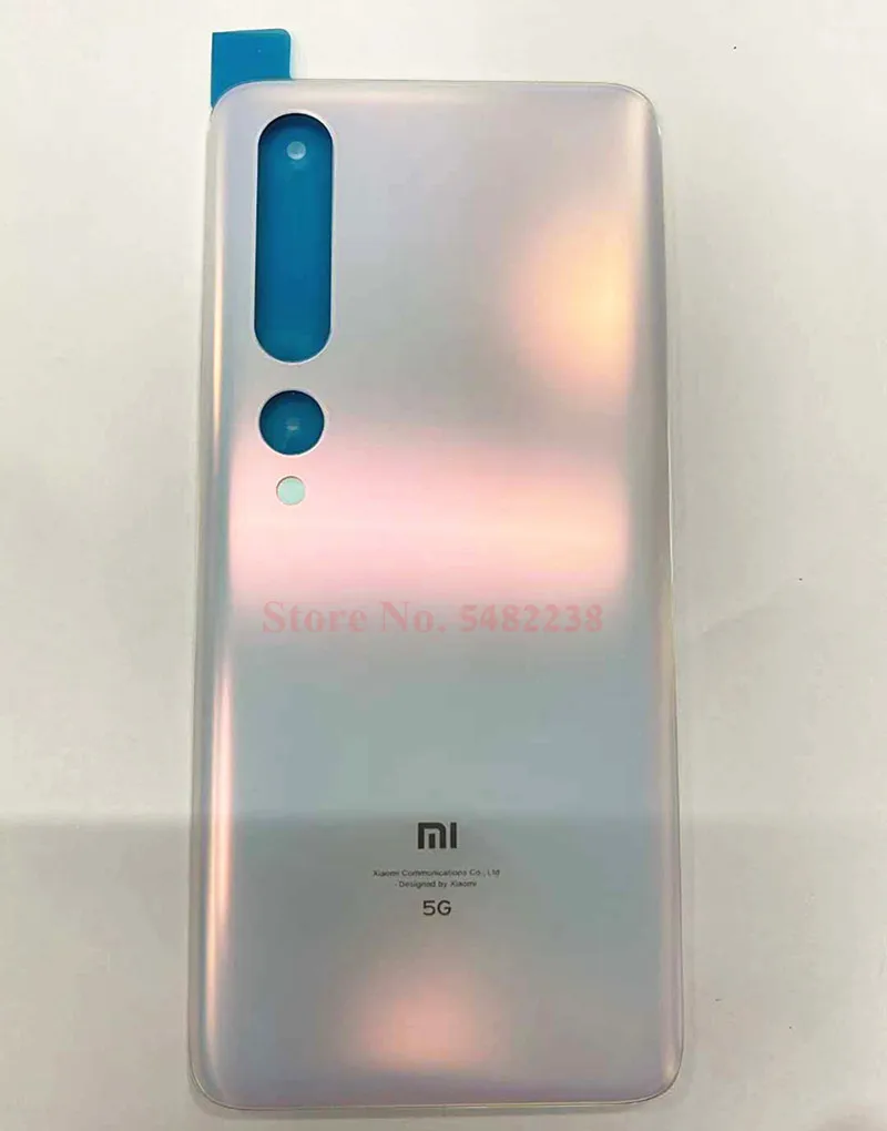 

100% оригинальная задняя крышка батарейного отсека для Xiaomi 10 pro mi10pro задняя крышка корпуса
