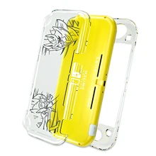 OIVO для PND Switch Lite прозрачный корпус Жесткий ПК Лазерный Гравировальный чехол закаленная пленка протектор для переключателя Lite