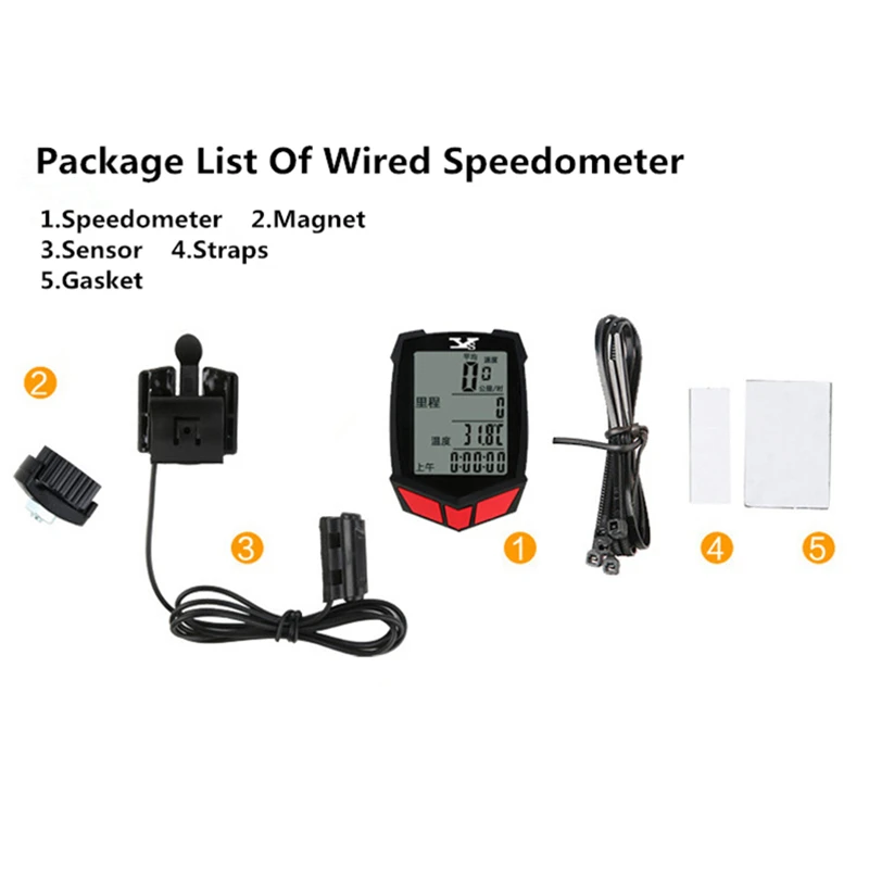 Велосипедный компьютер Спидометр беспроводной измеритель мощности MTB YS