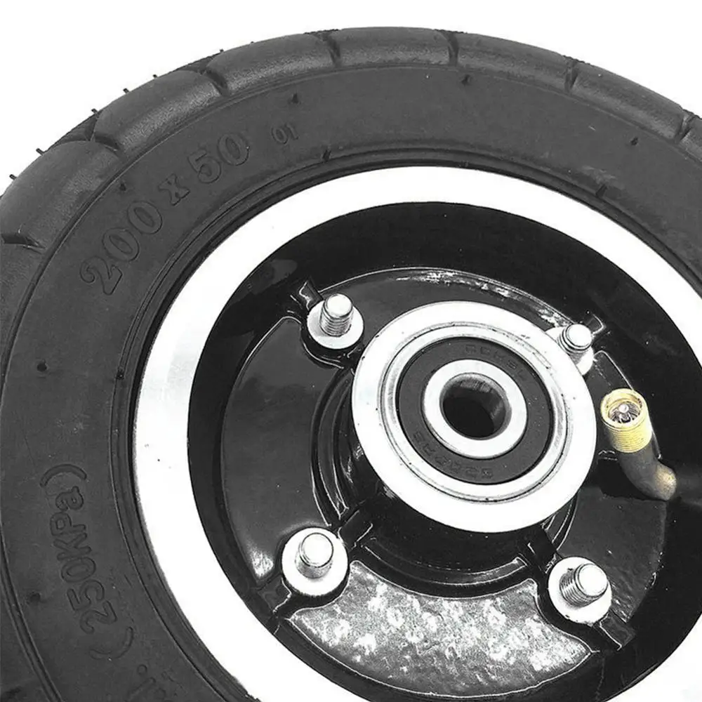 

1PCS Pneumatic Wheel Electric Scooter Tyre Tire Inner Tube Set Pneumatic 8 Inch Wheel Hub Bearing 200mm*50mm