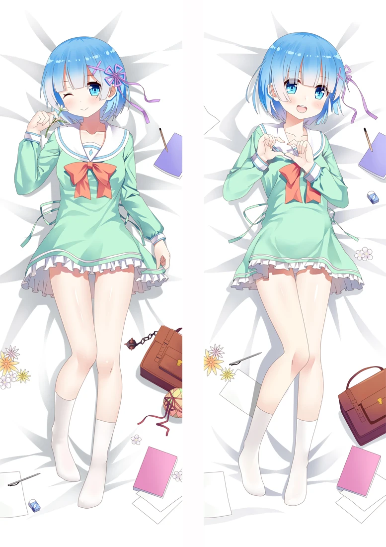 Mxdfafa Аниме Сексуальная девушка Re Zero Rem манга Подушка Чехол декоративная подушка