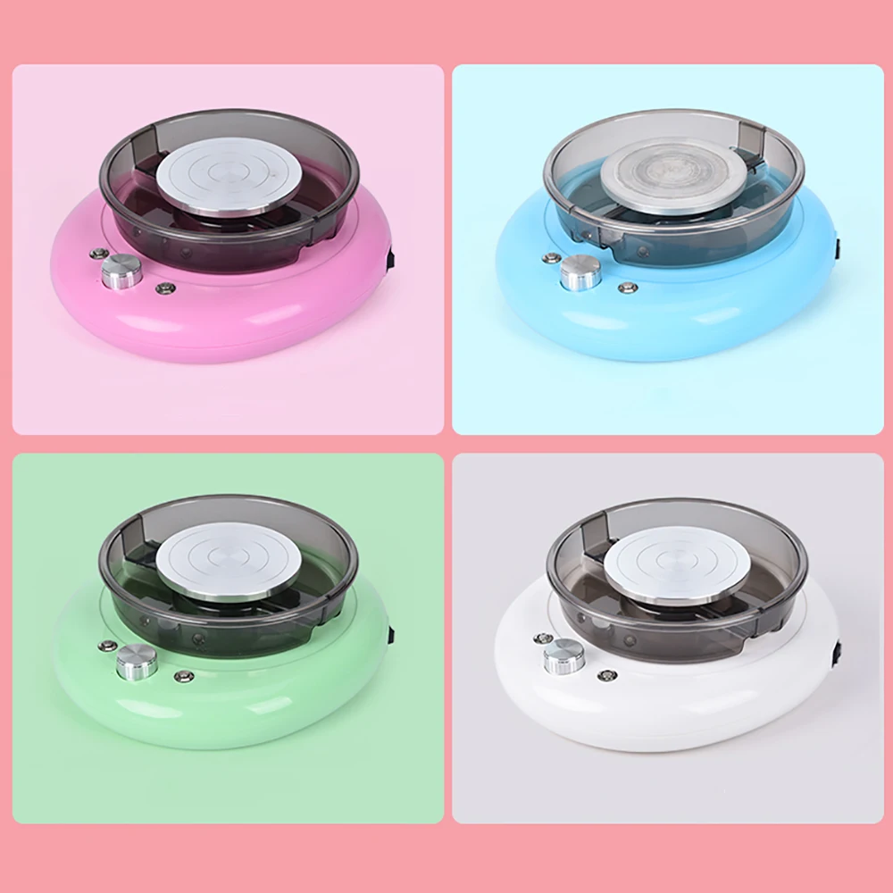 

Electric Pottery Wheel Machine Rechargeable Mini Clay Throwing Making Ceramic Machine DIY Craft Ceramic Clay Potter Tool