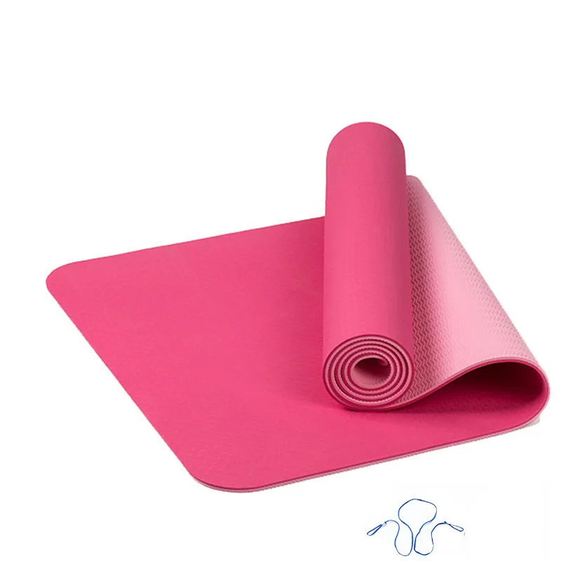 Коврик для йоги ITSTYLE нескользящий коврик 6 мм фитнеса тренажерного зала пилатеса