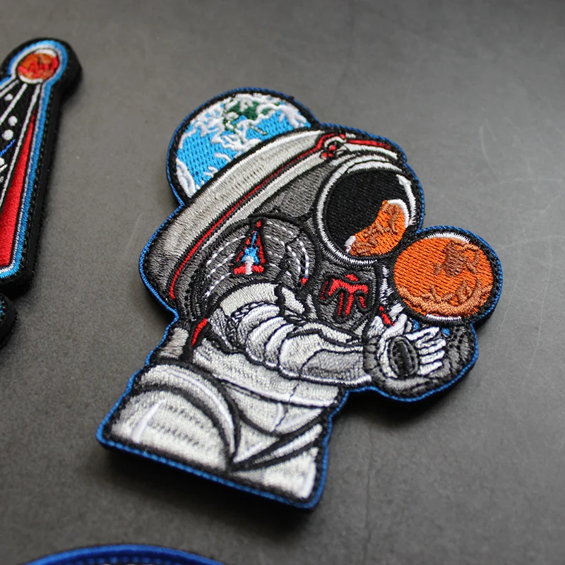 Повязка на руку с вышивкой в космосе астронавт экспедиция я хочу вас для космоса