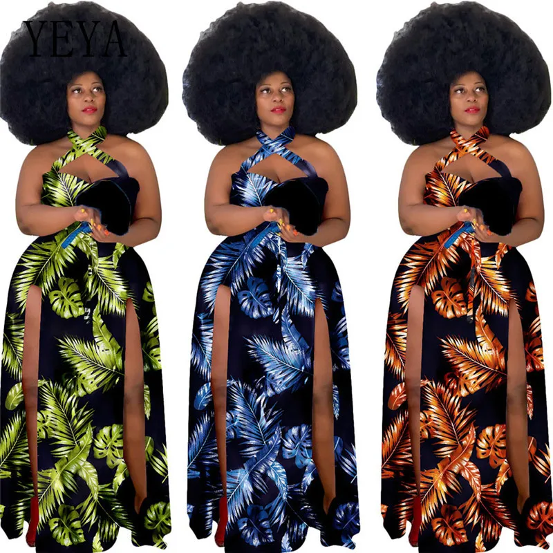 

Женское платье с открытыми плечами, без рукавов, с высоким разрезом